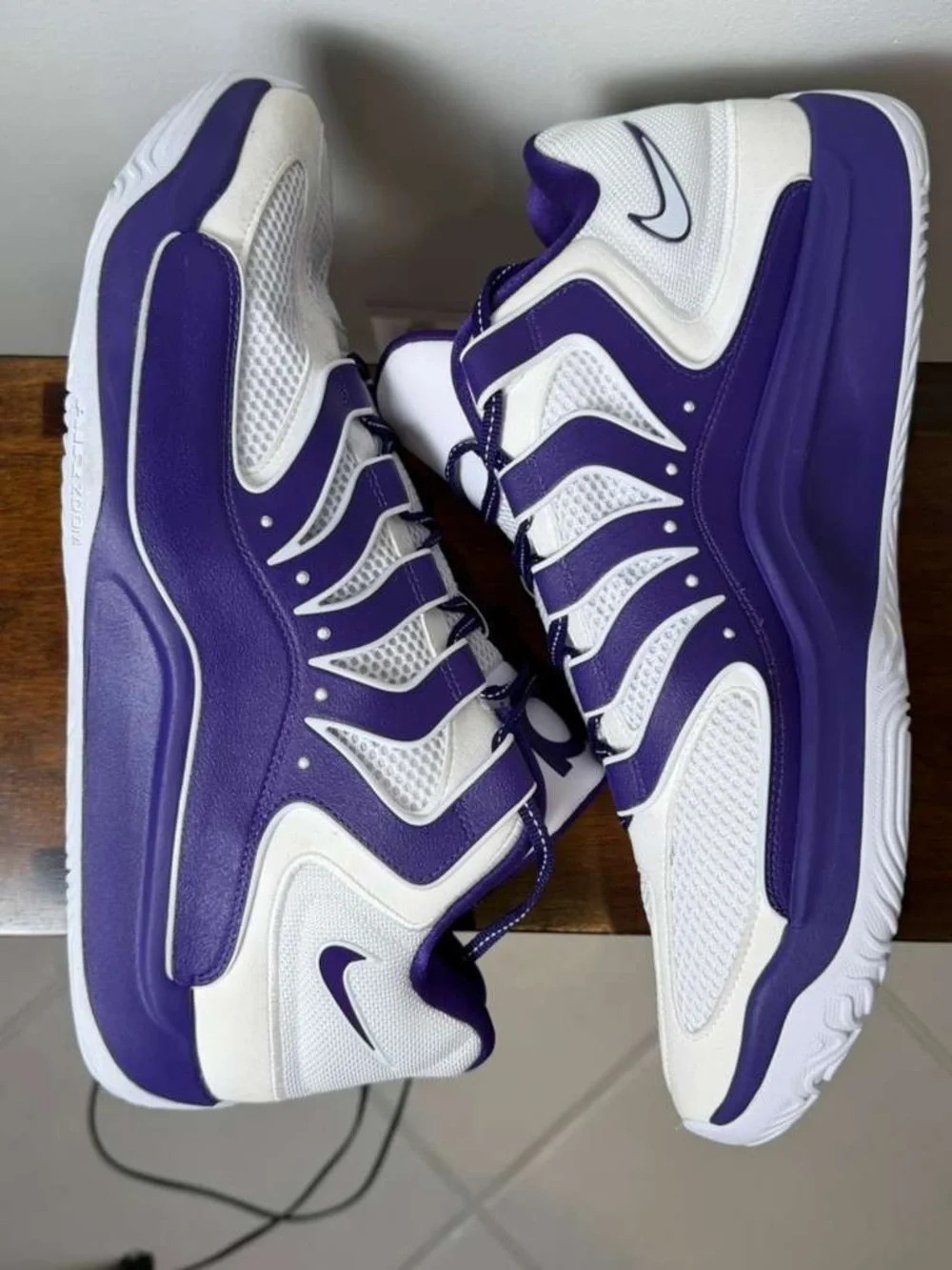 Nike KD 18 Team Issued Player Exclusive PE White Purple IH5096-112 Men’s 17